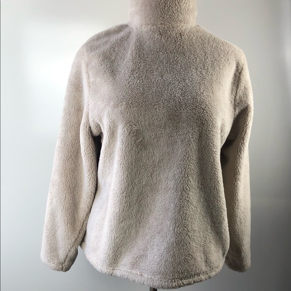 Torrid Tan Faux Sherpa Teddy Jacket Soft Cozy Plush Full Zip Plus Size 2 2X - Picture 5 of 9